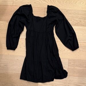 Universal Thread Black Long Sleeve Dress